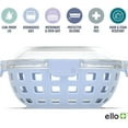 thumbnail image 3 of Ello Blue Glass Airtight Grain Food Storage Container, 3 of 8