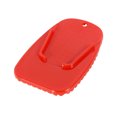 thumbnail image 1 of Unique Bargains Motorcycle Kickstand Pad Support Plate Pad Parking Stand Side Stand Extension Pad Red, 1 of 7