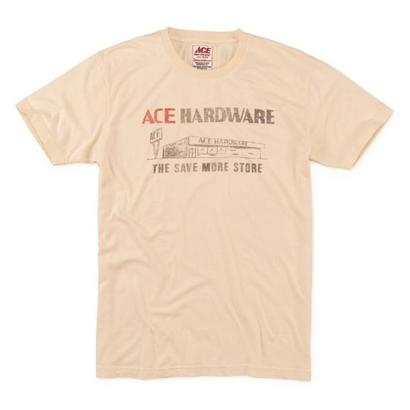 Camiseta Ace Vintage Threads S de manga corta con cuello redondo para hombre