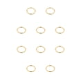 thumbnail image 1 of Cateissary Paquete de 10 llaves pequeñas, anillo, decoración artesanal, llavero , bricolaje, organización hecha a mano, círculo, artesanía Oro 10Conjunto, 1 of 6