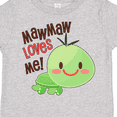 thumbnail image 4 of Inktastic Mawmaw Loves Me- cute turtle Boys or Girls Toddler T-Shirt, 4 of 5