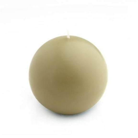 Jeco CBZ-032-6 4 in. Sage Ball Candles, Green - 12 Piece