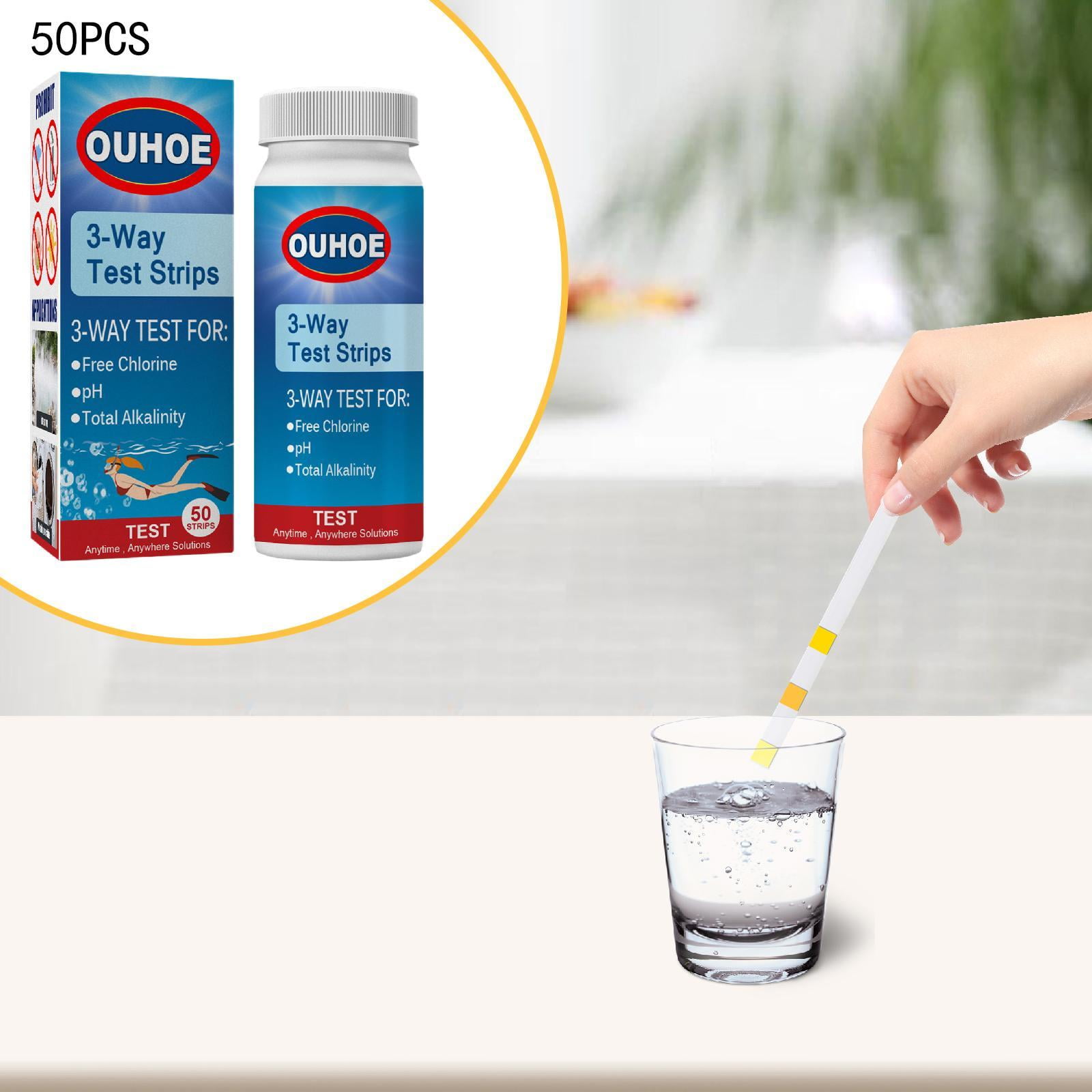 Miulika 5x 50Pcs PH Test Strips Water Hardness Test Quality Test Water Test