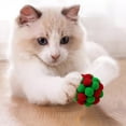 thumbnail image 4 of Pet Toys Interactive Cat Rattle Woolen Yarn Colorful Pom Poms Chew Bouncy Toys for Indoor Outdoor, 4 of 5