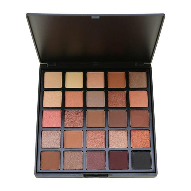 de ojos de 25 colores para mujer, resistente al agua, de ojos cosmética de larga duración 02 Sunnimix Paleta de sombras de ojos mate