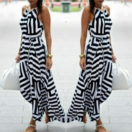 Back Sundress - Fashion Women Summer Dress Boho Maxi Long Evening Party Dress Sundress