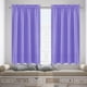 thumbnail image 4 of Scandinavian Silk Curtains | Solid Color Heat Insulation & Energy Saving | Sound Blocking & Noise Reduction | Bedroom Kitchen Use | 2 Panels | Easy Install, 4 of 5