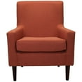 thumbnail image 2 of Pemberly Row Traditional Fabric Arm Chair in Mango Orange Finish, 2 of 4