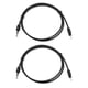 thumbnail image 2 of 2X 1M 3Ft Toslink A Mini Plug 3.5mm Cable de Audio óPtico Digital SPDIF Chapado en Oro, 2 of 5