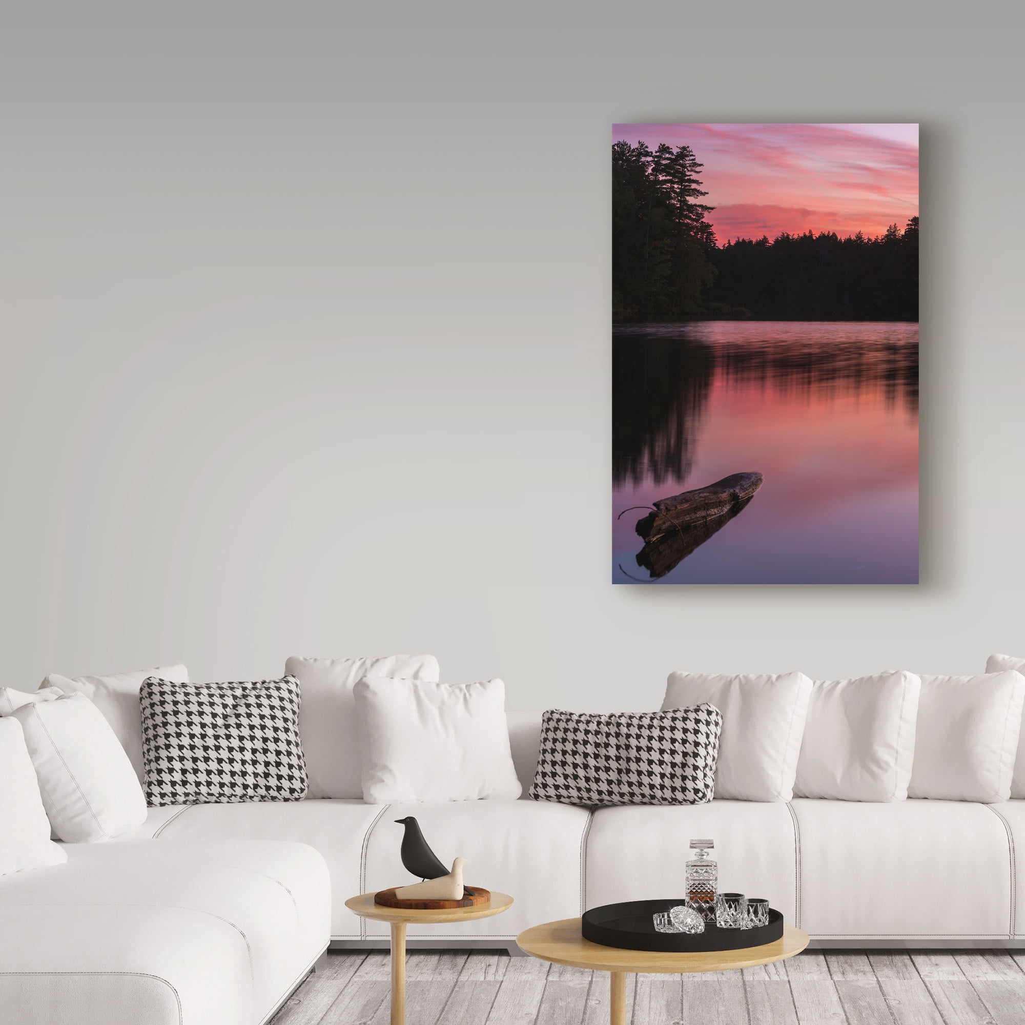 Trademark Fine Art 'Evening Reflection' Canvas Art by Brenda Petrella Photography Llc