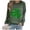Army Green-2, variant on Ohufall Womens St. Patrick's Day Sweatshirt Plus Size Spring Shamrock Printed Long Sleeve Round Neck Casual Tee Tops