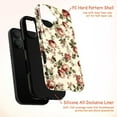 thumbnail image 4 of Vintage Rose Floral Phone Case, Elegant Botanical Pattern Protective iPhone Cover for iPhone 16 15 14 13 12 11 Plus Pro Max Mini, 4 of 6