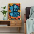 thumbnail image 5 of UXIEQU Mental Health Matters Canvas Wall Art Print 15.75x11.81 Inches, 5 of 8