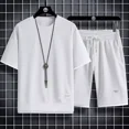 thumbnail image 1 of Shaoke Conjunto De Camisetas Masculinas Waffle Shorts, 1 of 2