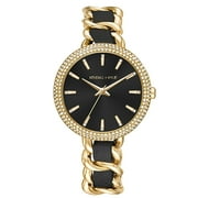 Kendall + Kylie Kk Lds Blk Dial Gold Black Watch