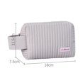 thumbnail image 3 of Bolsa De Maquillaje Juego de 3 lindos bolsos de viaje para cosméticos de PU de gran capacidad con asa y cremallera para mujer, 3 of 9