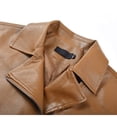 thumbnail image 7 of Gytharion Women's Plus Size Faux Leather Biker Jackets Zip Front Turn Down Collar Faux Leather Jackets Long Sleeve Cropped Moto Jackets with Pockets, 7 of 7