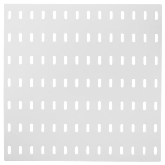 LOLIPPYY White Pegboard Panel Peg Organizer Plastic Sleek 1Pack
