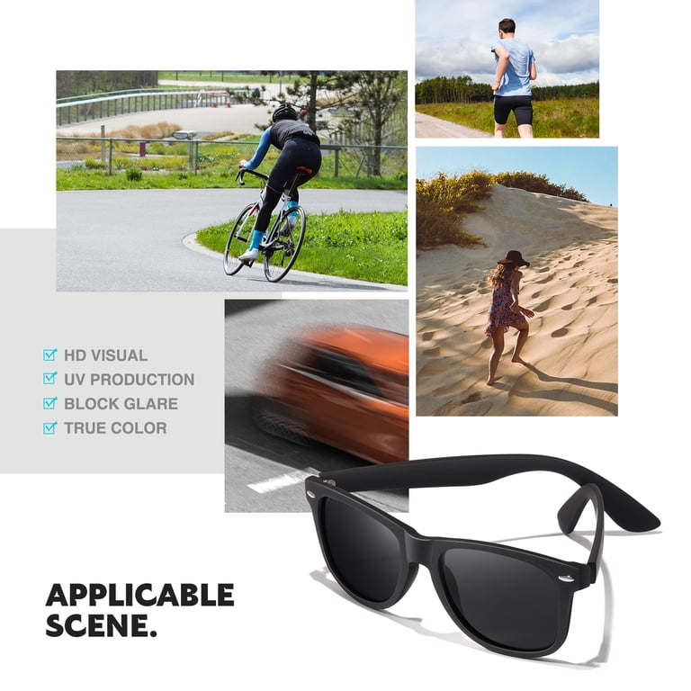 AOMASTE Polarized Sunglasses for Men Women Retro Driving  display picture 3