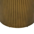 thumbnail image 4 of Noble House Bartram Metal Sunburst Side Table, Brushed Antique Gold, 4 of 9