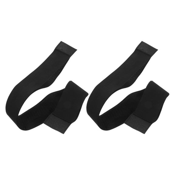 IDEANATEGRATE Car Trunk Organizer Straps 2Pcs in Black for Efficient Cargo Management