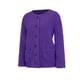 thumbnail image 4 of Suéter informal de felpa de talla grande para mujer, abrigo tipo cárdigan con bolsillos y botones, 4 of 8