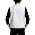 thumbnail image 3 of Xdegoge Tween Boys Outdoor Cargo Vest Lightweight Multi-Pocket Zip Up Sleeveless Jacket for Fishing Safari Hiking and Camping, Size 11-12, 3 of 4