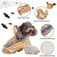 thumbnail image 2 of UOSIA Basket Halloween Dog Cosplay Costume Dog Halloween Costume Pet Basket Costume, 2 of 7