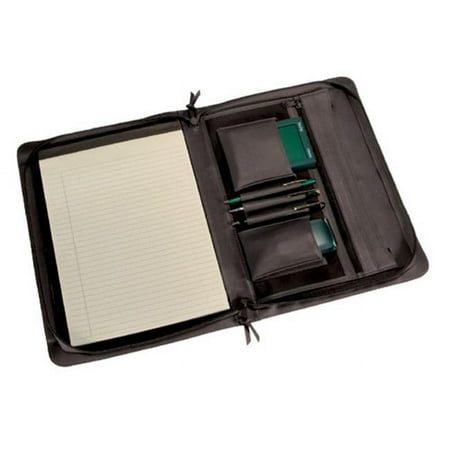 Executive Zip Around Padfolio - Black