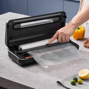 Vacuum Sealer Machine 80Kpa 120W Powerful Compact Food Sealer 7-in-1 Multi-Functional Food Vacuum