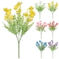 thumbnail image 4 of Visland 4PCS Artificial Fake Flowers Plastic Fake Flowers Home Decoration Window Box Decor, 4 of 7