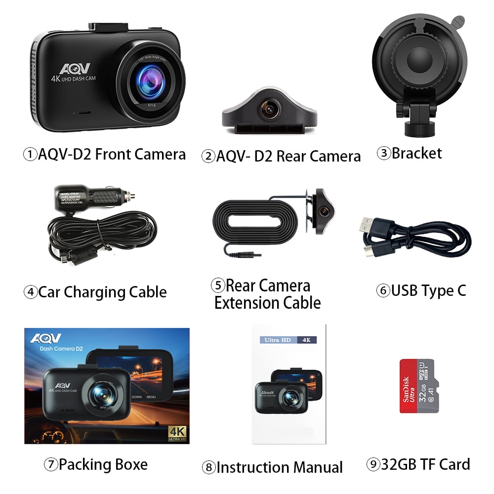 ZEDGE R1 Dual Dash Cam Full HD 1920x1080 Builtin WiFi, 46 OFF