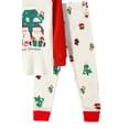 thumbnail image 3 of WIBACKER 2-7T Little Boys Girls Christmas Pajamas Sets for Kids Cotton Snug Fit 2Pcs Sleepwear - Santa Claus, 3 of 7