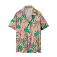 thumbnail image 7 of ZCFZJW Men's Hawaiian Shirt Big and Tall Regular Fit Casual Short Sleeve Floral Button Down Graphic T-Shirts Tropical Holiday Beach Vacation Tees Tops Multicolor#02 M, 7 of 7