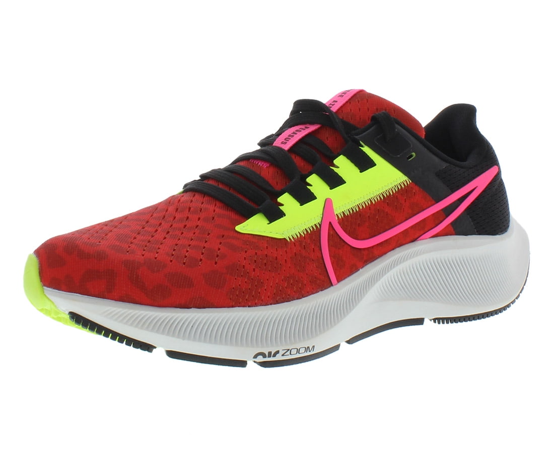 Nike Air Zoom Pegasus 38 Mix Womens Shoes Size 6, Color: Red/Volt