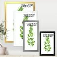 thumbnail image 4 of Moringa Plant Branch Tropical Tree Foliage 30 in x 40 in Framed Painting Canvas Art Print, by Designart, 4 of 4