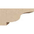 thumbnail image 3 of 6"W x 12"D x 6"H Wide Newport Rough Cedar Woodgrain TimberThane Corbel, Primed Tan, 3 of 6