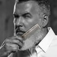 thumbnail image 2 of Forme Homme en Acier Inoxydable Poche Portable Barbe Peigne Moustache Cheveux, 2 of 8
