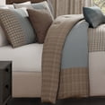 thumbnail image 5 of Bebejan Tranquil Patch 100% Cotton Sateen 5 Piece Reversible Comforter Set, King, 100% Cotton Sateen, Reversible, All Season, Cozy Comfort, 5 of 11