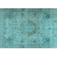 thumbnail image 1 of Ahgly Company Indoor Rectangle Persian Light Blue Traditional Area Rugs, 3' x 5', 1 of 4
