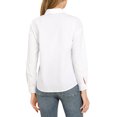 thumbnail image 3 of INSPIRE CHIC Women's Sequins Pocket Long Sleeve Button up Casual Work Shirt White M, 3 of 6