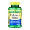 Spring Valley Calcium Bone Health Dietary Supplement Tablets, 600 mg, 100 Count