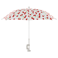 thumbnail image 3 of Mainstays 4 ft. Cherries and Daisies Octagonal Clip-On Beach Umbrella, 3 of 9