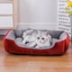 thumbnail image 3 of Bed for Dog Cat Pet Soft Square Plush Kennel Animals Accessories Dogs Basket Sofa Bed Larger Medium Puppy Pet Products Mattress ShopWise Round, 3 of 8