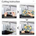 thumbnail image 5 of Yayeee Faucet Mat for Kitchen Sink 14.7" Diatomite Long Splash Guard Pad, Retro Beige Lemon, 5 of 7