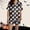 Black, variant on Halloween Pajamas Halloween Satin Print Button Short Sleeve Pajamas for Women Set