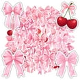 thumbnail image 3 of 35pcs-50pcs Cute Stickers Pink Stationery Stickers Cherry DIY Stickers Children Stickers for Phone Laptop Suitcase, 3 of 9