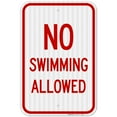 thumbnail image 1 of No Swimming Allowed Sign, Pool Sign,, 1 of 1