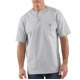 thumbnail image 1 of Camiseta Carhartt Loose Fit Heavyweight con bolsillo gris jaspeado, 1 of 2