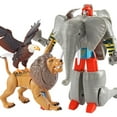 thumbnail image 3 of Paquete de 2 s de animales transformadores y realistas, juguete de de y águila, regalo de cumpleaños para , juego Sunnimix Juguetes transformadores, 3 of 7